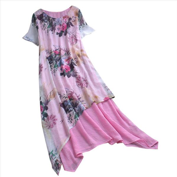 new womens fashion casual dress ladies cotton and linen loose printed dress comfortable women summer dresses 2020 casual, Black;gray
new womens fashion casual dress ladies cotton and linen loose printed dress comfortable women summer dresses 2020 casual, Black;gray