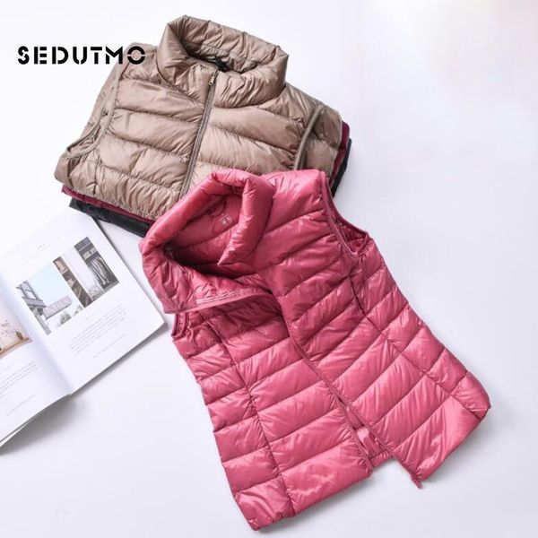 sedutmo winter duck down coat women ultra light plus size 3xl vest slim short puffer jacket spring waistcoat ed9141, Black
sedutmo winter duck down coat women ultra light plus size 3xl vest slim short puffer jacket spring waistcoat ed9141, Black