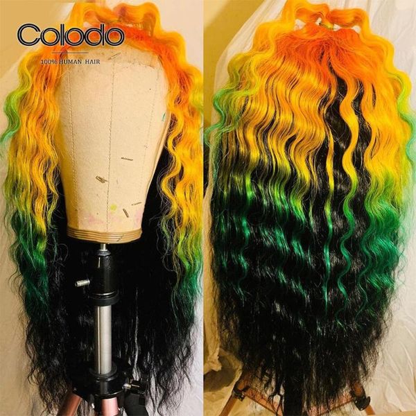 colodo yellow highlight straight lace front wig rainbow lace front human hair wigs pre plucked remy deep wave wig for women, Black;brown
colodo yellow highlight straight lace front wig rainbow lace front human hair wigs pre plucked remy deep wave wig for women, Black;brown
