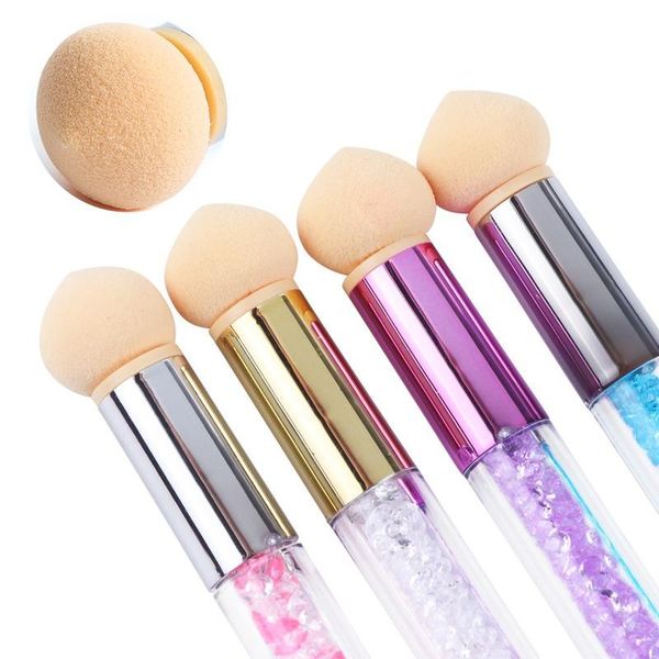 nail art brush sponge silicone double-headed gradient brushes pen rhinestone handle blooming gel nails manicure nail art brush, Yellow
nail art brush sponge silicone double-headed gradient brushes pen rhinestone handle blooming gel nails manicure nail art brush, Yellow