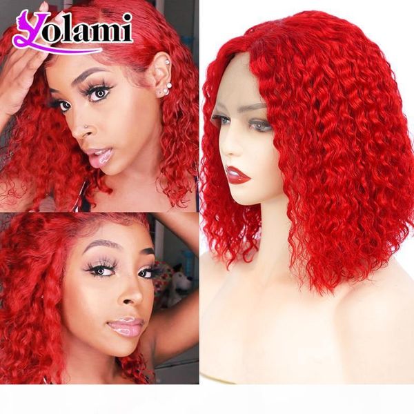yolami pre colored red bob kinky curly human hair wigs for black women pre plucked 13x4x1 hd t part brazilian lace front wig, Black;brown
yolami pre colored red bob kinky curly human hair wigs for black women pre plucked 13x4x1 hd t part brazilian lace front wig, Black;brown