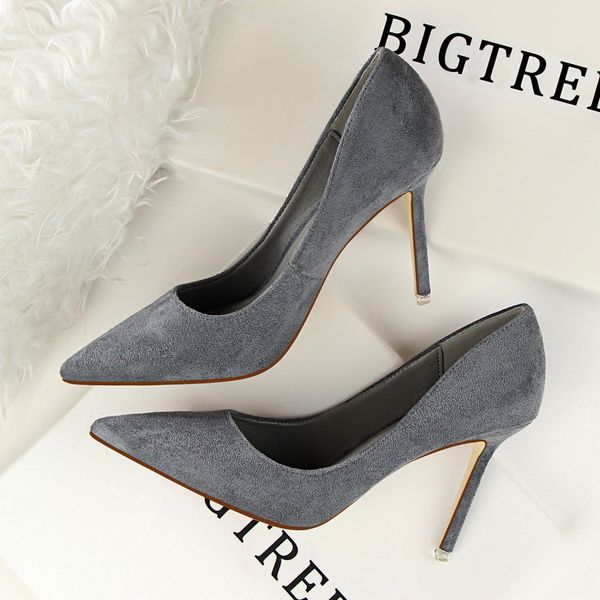 2021 new korean-style high-heeled fashion shoes, pointer suede z1be, Black
2021 new korean-style high-heeled fashion shoes, pointer suede z1be, Black