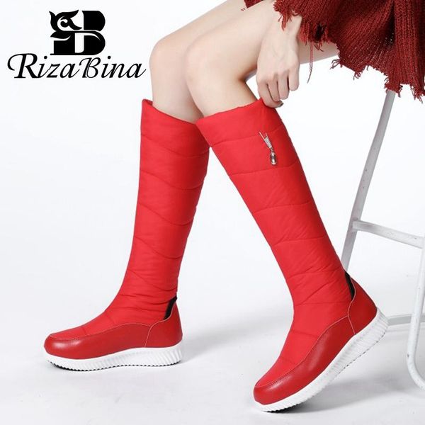 rizabina women winter snow boots thick bottom plus fur warm fashion knee high boots ladies winter shoes footwear size 35-44, Black
rizabina women winter snow boots thick bottom plus fur warm fashion knee high boots ladies winter shoes footwear size 35-44, Black