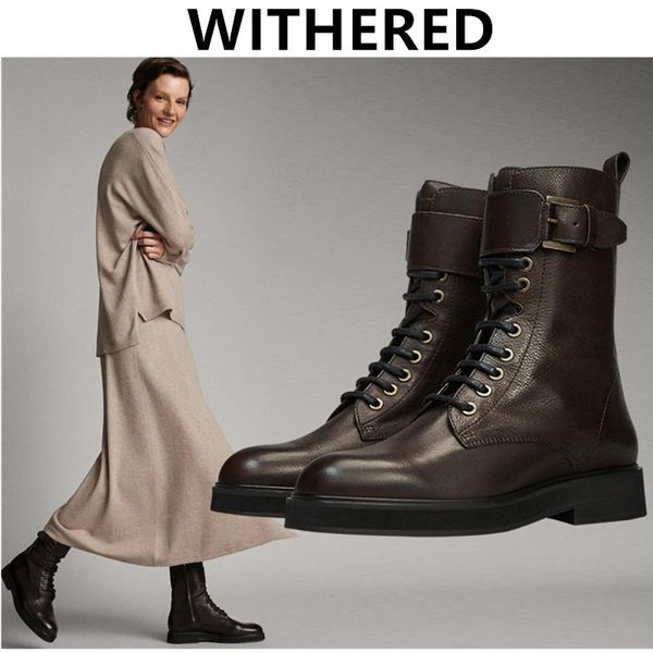 withered england retro high street fashion cowhide soft zippers high martin boots women shoes woman botas mujer shoes women, Black
withered england retro high street fashion cowhide soft zippers high martin boots women shoes woman botas mujer shoes women, Black