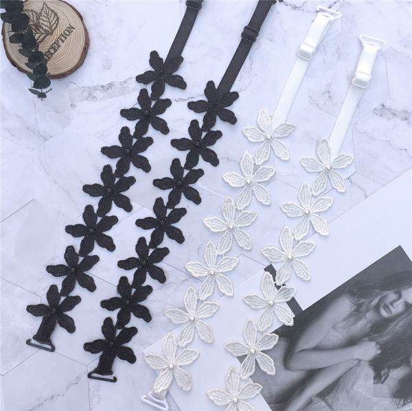 moly story flower shoulder bra straps replacement women lingerie straps intimate accessories, Black;white
moly story flower shoulder bra straps replacement women lingerie straps intimate accessories, Black;white