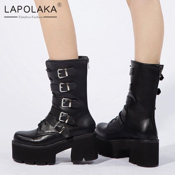 2021 new design ins leather shoes ladies boots female buckle decoration platform comfy luxury booties, Black
2021 new design ins leather shoes ladies boots female buckle decoration platform comfy luxury booties, Black