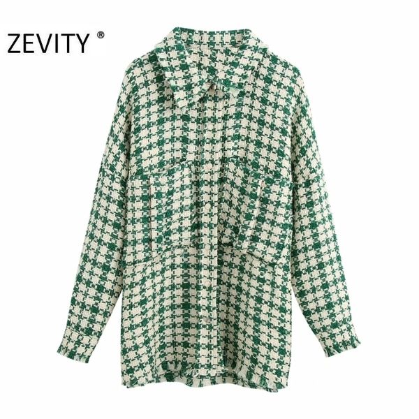 zevity new autumn women vintage plaid print woolen shirt coat lady long sleeve pocket patch tassel casual jacket chic ct602 201017, Black;brown
zevity new autumn women vintage plaid print woolen shirt coat lady long sleeve pocket patch tassel casual jacket chic ct602 201017, Black;brown