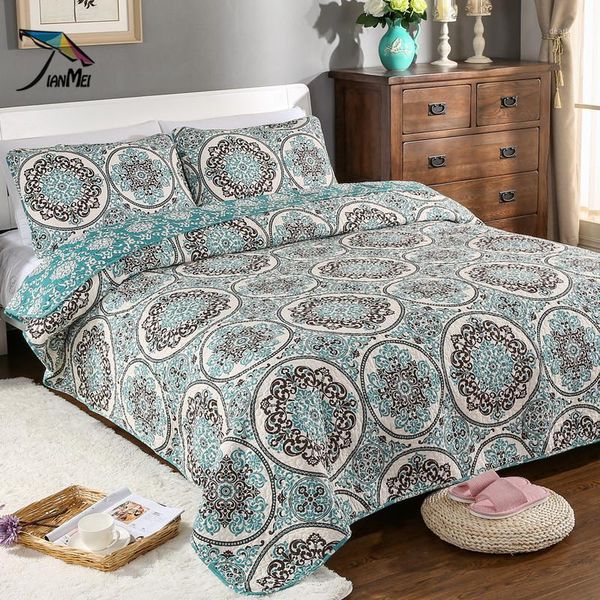 american 3pcs set cotton quilt summer thin comforter green floral rural quilting bed cover bedspread coverlet edredon couette1
american 3pcs set cotton quilt summer thin comforter green floral rural quilting bed cover bedspread coverlet edredon couette1