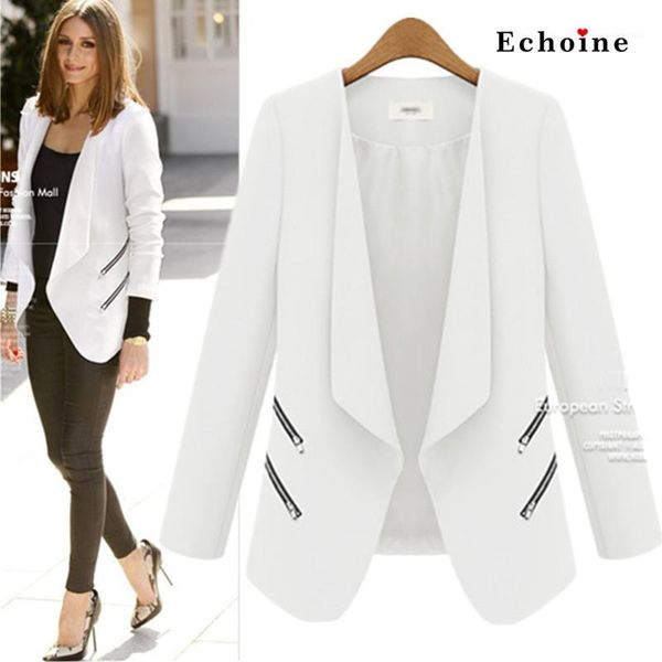 echoine office lady coat minimalist double row zipper suits jacket women open stitch workwear long sleeve regular fit streetwear1, Black;brown
echoine office lady coat minimalist double row zipper suits jacket women open stitch workwear long sleeve regular fit streetwear1, Black;brown