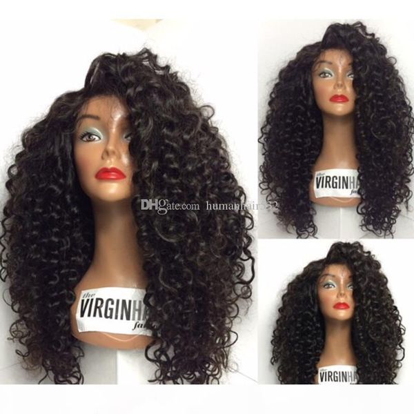 deep curly lace frontal wigs for black women brazilian virgin hair wigs glueless full lace human hair curly wigs with baby hair, Black;brown
deep curly lace frontal wigs for black women brazilian virgin hair wigs glueless full lace human hair curly wigs with baby hair, Black;brown