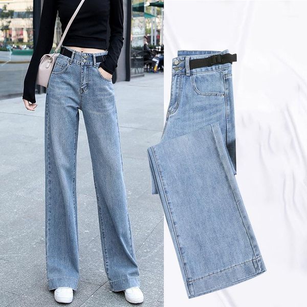 2020 new wide leg loose slim women jeans summer cotton daddy straight pants jeans for women high waist femme plus size11, Blue
2020 new wide leg loose slim women jeans summer cotton daddy straight pants jeans for women high waist femme plus size11, Blue