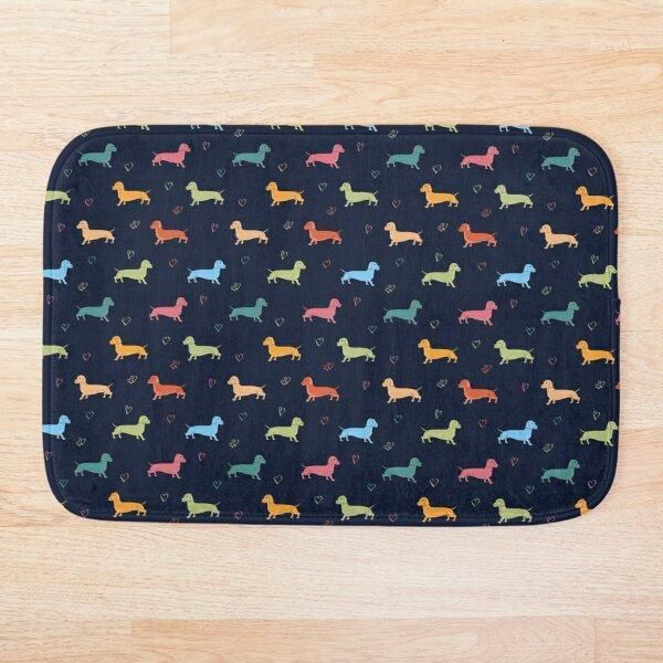 multicolour sausage dog and hearts pattern (navy) bath mat 3d pattern print bath mats anti slip soft washable bathroom mat1
multicolour sausage dog and hearts pattern (navy) bath mat 3d pattern print bath mats anti slip soft washable bathroom mat1