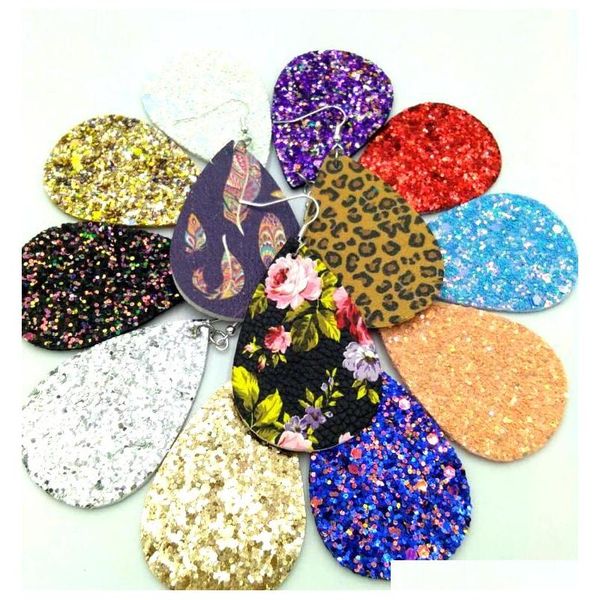 new fashion glitter teardrop imitation leather earrings for women designer jewelry big statement earri sqchgj homes2007, Silver
new fashion glitter teardrop imitation leather earrings for women designer jewelry big statement earri sqchgj homes2007, Silver