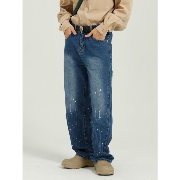 2020 retro men's painting straight streetwear vintage hip denim pants 0jy7, Blue
2020 retro men's painting straight streetwear vintage hip denim pants 0jy7, Blue