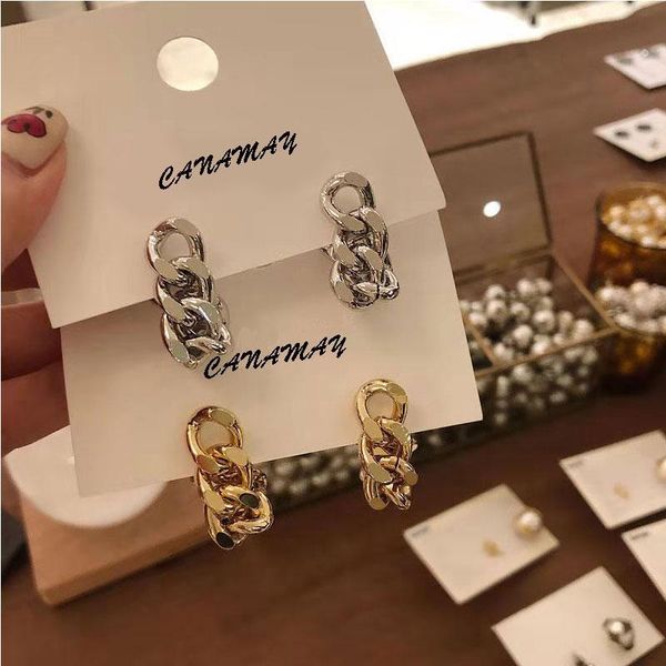 2021 new gold sliver color metal chain drop earrings bohemia minimalism tassel earring fashion jewelry accessories, Silver
2021 new gold sliver color metal chain drop earrings bohemia minimalism tassel earring fashion jewelry accessories, Silver