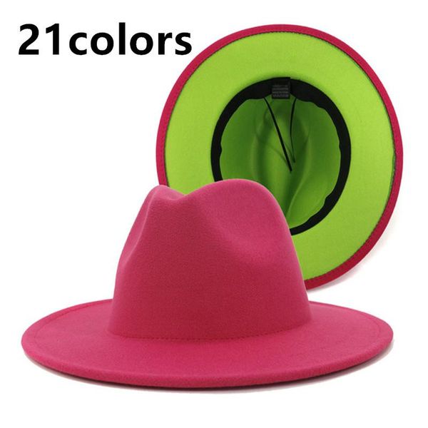 felt hat solid patchwork wide brim jazz wedding women's hats winter autumn panama hat trilby cowboy fedora men, Blue;gray
felt hat solid patchwork wide brim jazz wedding women's hats winter autumn panama hat trilby cowboy fedora men, Blue;gray