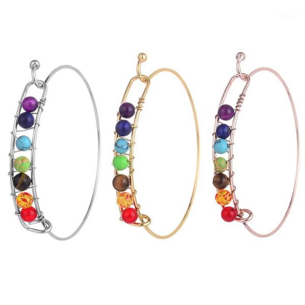 bangle isinyee fashion 7 chakra beads open for women inspirational mantra stone bracelets manchette wrisband cuff jewelry1, Black
bangle isinyee fashion 7 chakra beads open for women inspirational mantra stone bracelets manchette wrisband cuff jewelry1, Black