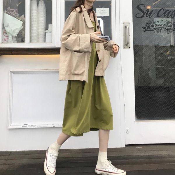 women autumn short jacket coat vintage long sleeve beige cardigan veste manteau femme with pocket loose plus size, Black;brown
women autumn short jacket coat vintage long sleeve beige cardigan veste manteau femme with pocket loose plus size, Black;brown