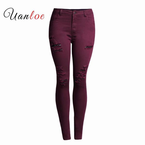 2021 women`s plus size burgundy mid high waisted stretch ripped skinny jeans pants for woman, Blue
2021 women`s plus size burgundy mid high waisted stretch ripped skinny jeans pants for woman, Blue