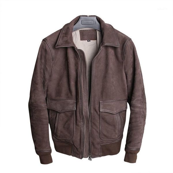 2020 dark brown men usaf pilot leather jacket plus size xxxl genuine cowhide vintage style winter leather coat1, Black
2020 dark brown men usaf pilot leather jacket plus size xxxl genuine cowhide vintage style winter leather coat1, Black
