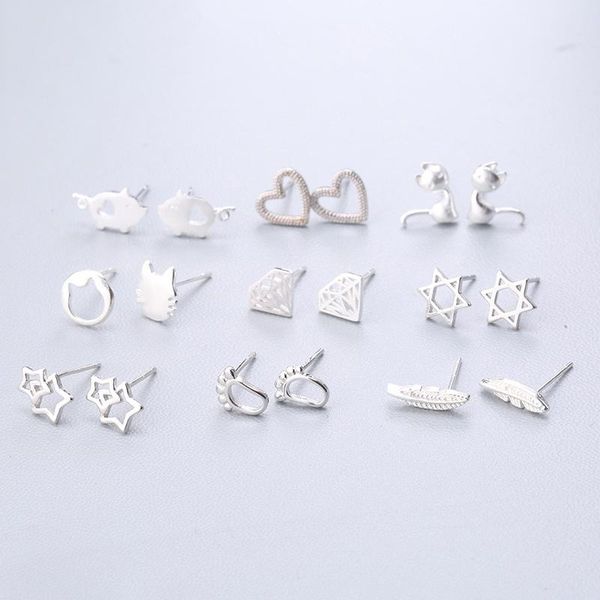 real 925 стерлингового серебра ювелирные изделия для женщин cute cat love heart серьги стержня малый стад серьги для девочек dropshipping, Golden;silver
real 925 стерлингового серебра ювелирные изделия для женщин cute cat love heart серьги стержня малый стад серьги для девочек dropshipping, Golden;silver