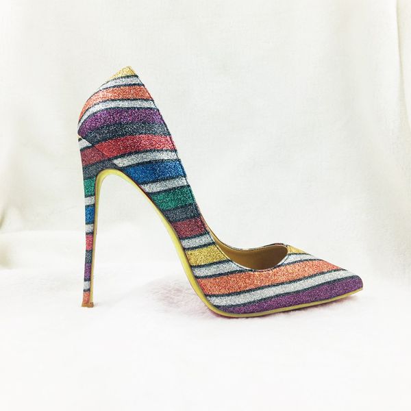 plus size 34-45 colorful glitter shallow toe women dress shoes thin high heels stiletto elegant women shoes 12cm pumps 10cm, Black
plus size 34-45 colorful glitter shallow toe women dress shoes thin high heels stiletto elegant women shoes 12cm pumps 10cm, Black