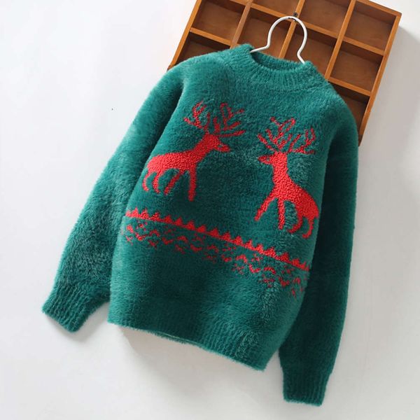 christmas quali new year's goods children's deer sweater girl's foreign sle bottom coat super thick mink grain veet inlay, Blue
christmas quali new year's goods children's deer sweater girl's foreign sle bottom coat super thick mink grain veet inlay, Blue