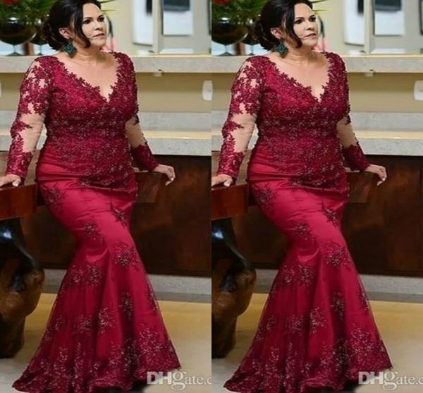 vintage burgundy long sleeves prom mother of the bride dresses 2022 plus size lace beaded sequin evening red carpet formal gowns dress, Black
vintage burgundy long sleeves prom mother of the bride dresses 2022 plus size lace beaded sequin evening red carpet formal gowns dress, Black