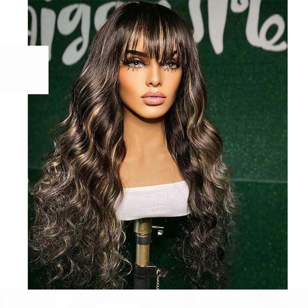 malaysia remy human hair body wave highlight color full lace wigs with bangs 180density 13x6 lace front bang wigs, Black
malaysia remy human hair body wave highlight color full lace wigs with bangs 180density 13x6 lace front bang wigs, Black