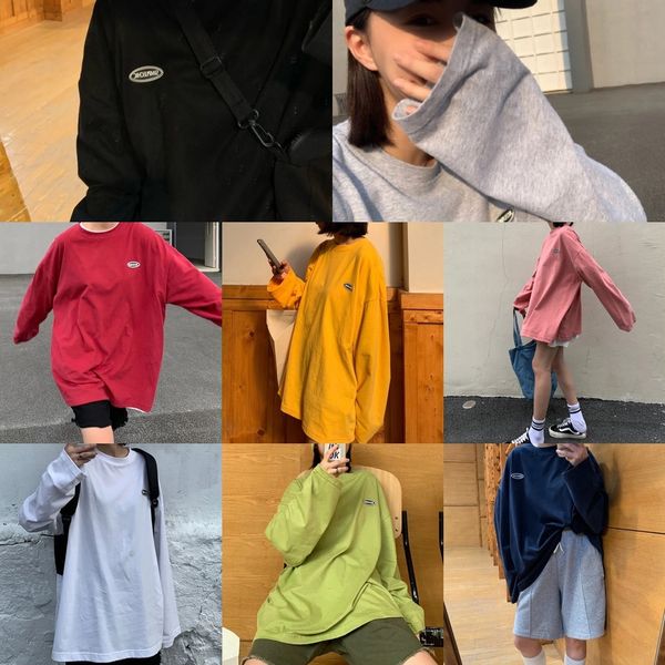 uezjx long easy women's ins tt-shirt super spring and autumn thin korean solid color bottoming shirt looks thin and sleeve to wear for, White
uezjx long easy women's ins tt-shirt super spring and autumn thin korean solid color bottoming shirt looks thin and sleeve to wear for, White