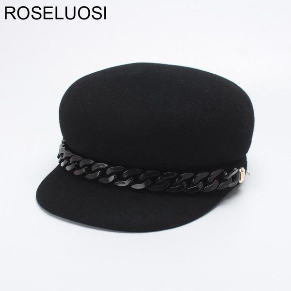 sboy hats roseluosi women fashion chain caps autumn winter 100% wool felt hat female solid color gorras casequette, Blue;gray
sboy hats roseluosi women fashion chain caps autumn winter 100% wool felt hat female solid color gorras casequette, Blue;gray