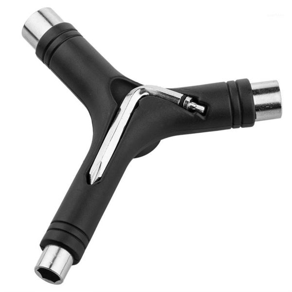 black 6 way y tool scooter/skateboard/longboard tool with key turner & axle threading1
black 6 way y tool scooter/skateboard/longboard tool with key turner & axle threading1