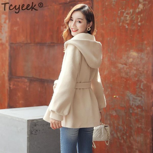 tcyeek шерстяного пальто женщина сплошной collect талия wool бленда женское делопроизводство носить элегантные дама верхней одежду пояс тонк, Black
tcyeek шерстяного пальто женщина сплошной collect талия wool бленда женское делопроизводство носить элегантные дама верхней одежду пояс тонк, Black