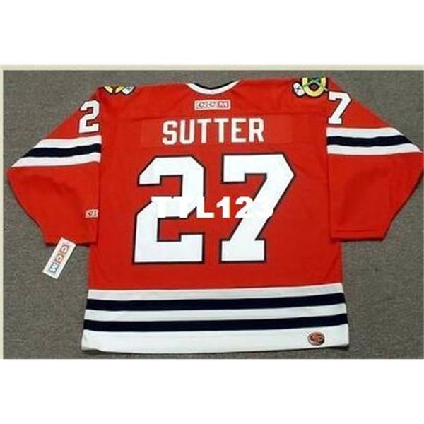 740s #27 darryl sutter chicago blackhawks 1982 ccm retro hockey jersey or custom any name or number retro jersey, Black
740s #27 darryl sutter chicago blackhawks 1982 ccm retro hockey jersey or custom any name or number retro jersey, Black