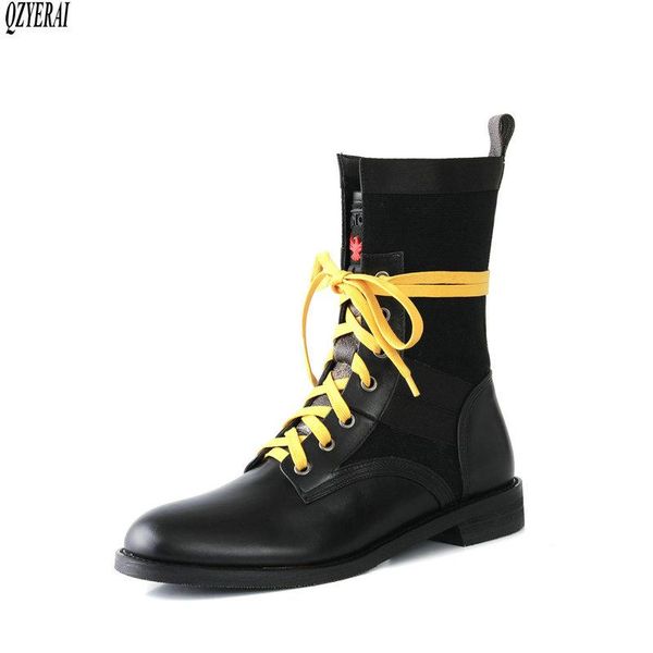 qzyerai new style black riding boots genuine leather female boots women's autumn winter leisure women's shoes size 34-40
qzyerai new style black riding boots genuine leather female boots women's autumn winter leisure women's shoes size 34-40