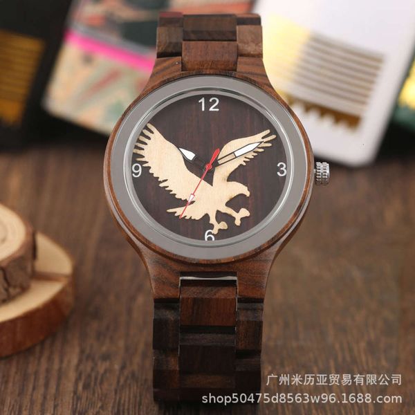 eagle bamboo new watch creative face 3d casual men's quartz watch, Slivery;brown
eagle bamboo new watch creative face 3d casual men's quartz watch, Slivery;brown