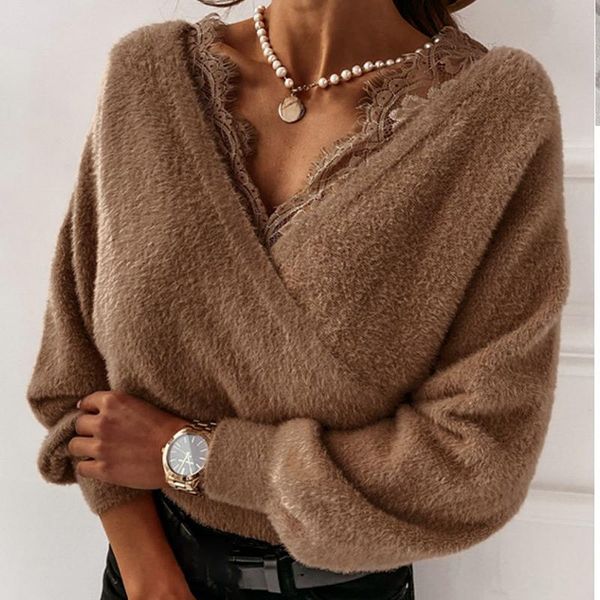 women's sweaters flannel lace hollowed deep v-neck women sweater long sleeve elegant solid white ladies pullover casual spring autumn f, White;black
women's sweaters flannel lace hollowed deep v-neck women sweater long sleeve elegant solid white ladies pullover casual spring autumn f, White;black