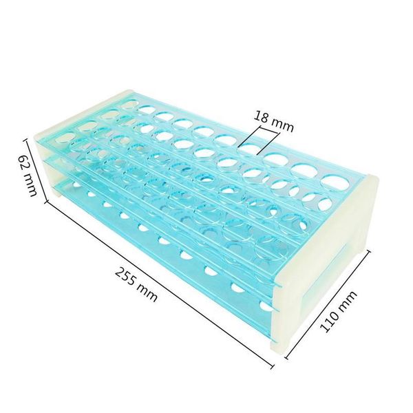 plastic test tube stand holder for 18mm diameter test tube 50 holes positions three deck test tube bracket laboratory bbybuc
plastic test tube stand holder for 18mm diameter test tube 50 holes positions three deck test tube bracket laboratory bbybuc