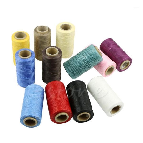 260m faux leather sewing waxed thread 1mm for chisel awl upholstery shoes luggage set1, Black;white
260m faux leather sewing waxed thread 1mm for chisel awl upholstery shoes luggage set1, Black;white