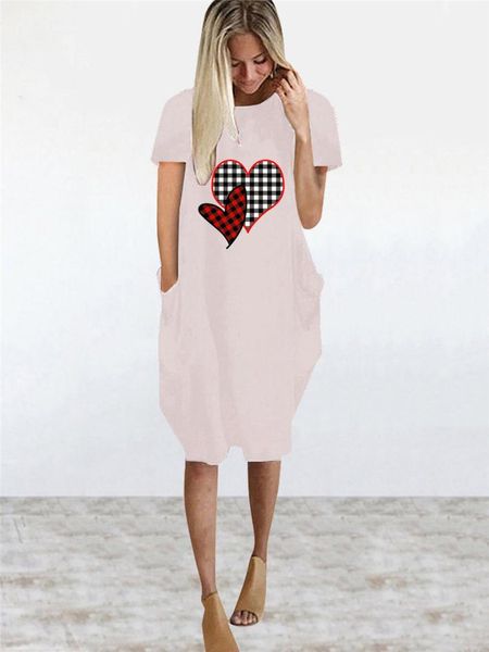 dresses short sleeve loose o neck dress for women fashion plus size femme robe valentine printed womens, Black;gray
dresses short sleeve loose o neck dress for women fashion plus size femme robe valentine printed womens, Black;gray