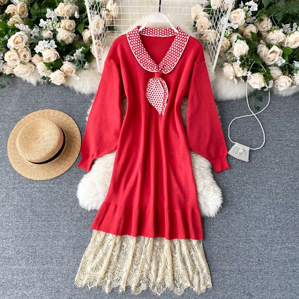 2021 new female knitted crochet polka dot neck puff line in autumn dress income ny4o, Black;gray
2021 new female knitted crochet polka dot neck puff line in autumn dress income ny4o, Black;gray