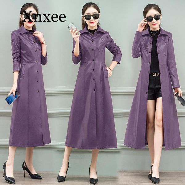 cool leather long jacket women 2020 new spring female long sleeve pocket pu windbreaker autumn outerwear trench coat slim jacket, Black
cool leather long jacket women 2020 new spring female long sleeve pocket pu windbreaker autumn outerwear trench coat slim jacket, Black