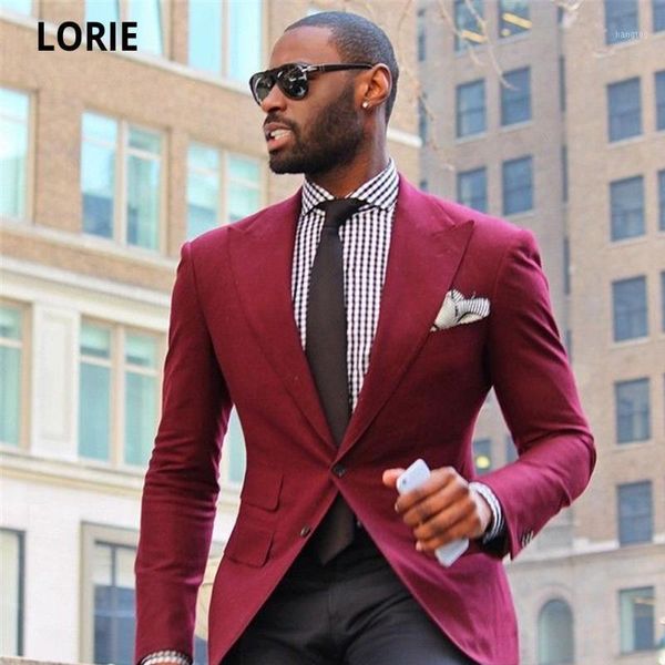 lorie 2020 tailor made two piece burgundy mens wedding tuxedos slim peaked lapel formal party suits jacket (jacket+pant)1, White;black
lorie 2020 tailor made two piece burgundy mens wedding tuxedos slim peaked lapel formal party suits jacket (jacket+pant)1, White;black