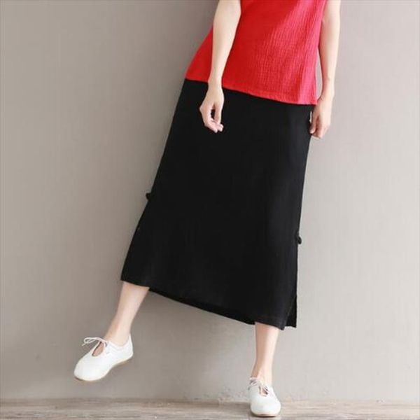 plus size m 5xl 6xl 7xl vintage women cotton linen skirts summer new casual elastic waist solid color female big size skirts, Black
plus size m 5xl 6xl 7xl vintage women cotton linen skirts summer new casual elastic waist solid color female big size skirts, Black