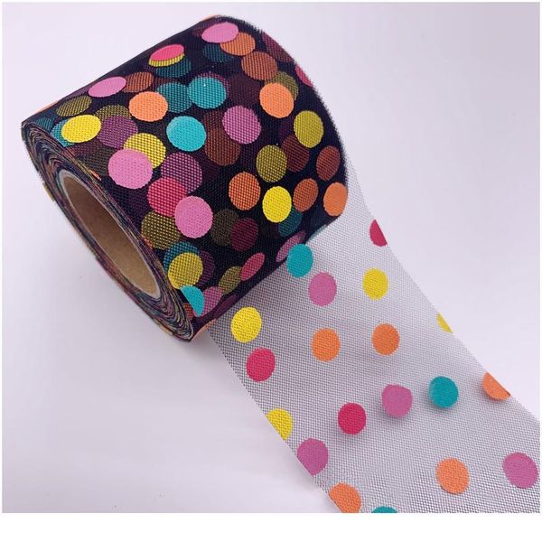 5yards 60mm 120mm colorful dots print organza stain ribbon for diy crafts hair accessories handmade materials gift box jlltsy, Pink;blue
5yards 60mm 120mm colorful dots print organza stain ribbon for diy crafts hair accessories handmade materials gift box jlltsy, Pink;blue