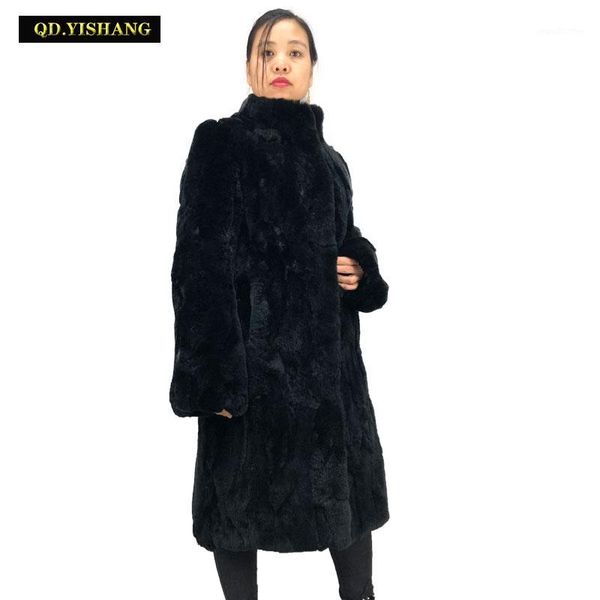 women's fur & faux rex coat women real winter warm jacket female women's oversized coats 2021 qdyishang1, Black
women's fur & faux rex coat women real winter warm jacket female women's oversized coats 2021 qdyishang1, Black