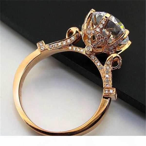 luxury silod 925 silver&rose gold ring jewelry flower crown design diamond level gemstone ring engagement wedding rings for women gift, Slivery;golden
luxury silod 925 silver&rose gold ring jewelry flower crown design diamond level gemstone ring engagement wedding rings for women gift, Slivery;golden