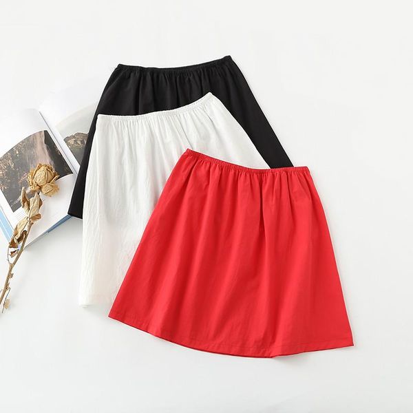 half length basic skirt pure cotton white short underskirt black mid length hanfu lined skirt 40cm 50cm 60cm thin petticoat slip, Black;red
half length basic skirt pure cotton white short underskirt black mid length hanfu lined skirt 40cm 50cm 60cm thin petticoat slip, Black;red