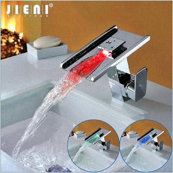 jieni soild brass chrome polish waterfall faucet mixer tap water power led basin mixer chrome 1 handle faucet 3 colors change
jieni soild brass chrome polish waterfall faucet mixer tap water power led basin mixer chrome 1 handle faucet 3 colors change