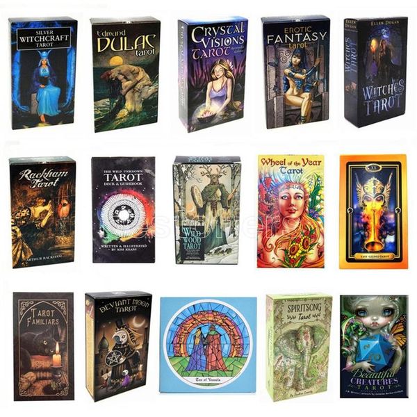 16 styles tarots witch rider smith waite shadowscapes wild tarot deck board game cards with colorful box english version fy4449
16 styles tarots witch rider smith waite shadowscapes wild tarot deck board game cards with colorful box english version fy4449